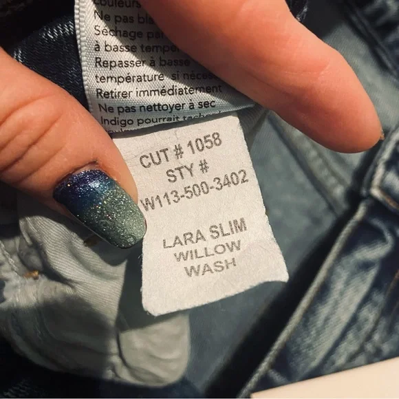 Le Jean Lara Willow Wash High-Rise Slim Jean - Picture 8 of 13